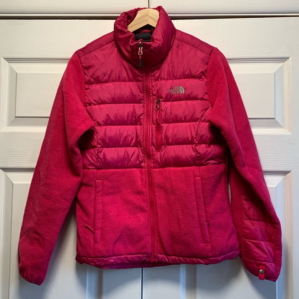 THE NORTH FACE | down and fleece jacket WOMENS SMALL